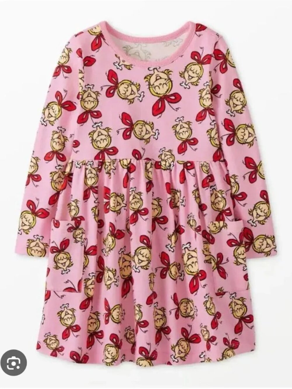 Hanna Andersson x Dr. Seuss Cindy Lou Who Dress, Size 6/7